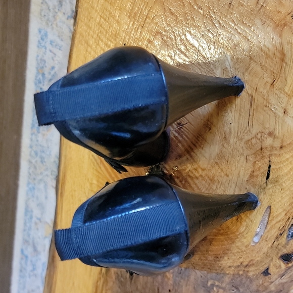 Marc by Marc Jacobs black open toe heels sz 37. Bow detail! - Picture 7 of 16